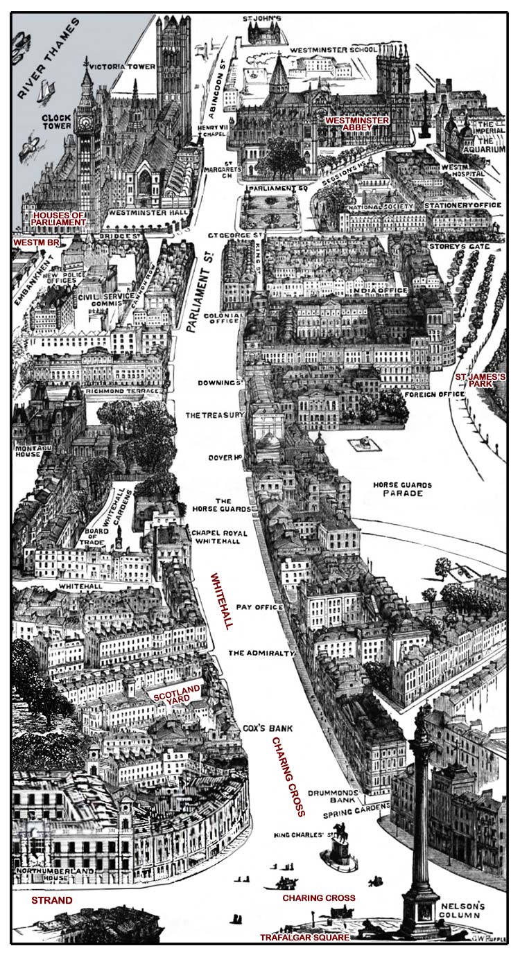 Charles Dickens aerial London Map view05