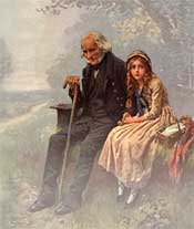 Nell and her Grandfather by Harold Copping