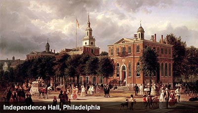 Independence Hall, Philadelphia - Ferdinand Richardt 1858-63