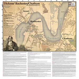 Dickens Rochester Map at Zazzle