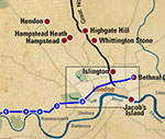 Oliver Twist Map - Locations outside London