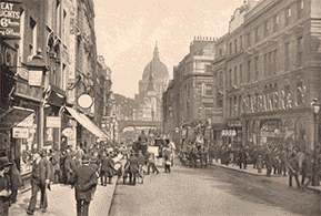 Fleet Street then and now