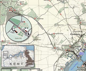 Charles Dickens Higham Map