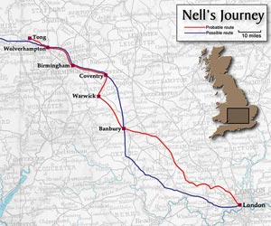Charles Dickens Nells Journey Map