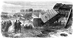Staplehurst Railway Crash from the Illustrated London News