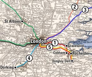 Charles Dickens Oliver Twist Map