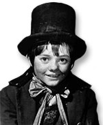 Jack Wild as the Artful Dodger in Oliver!